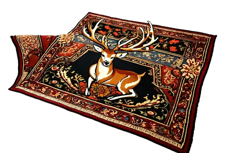 Carpet With Deer