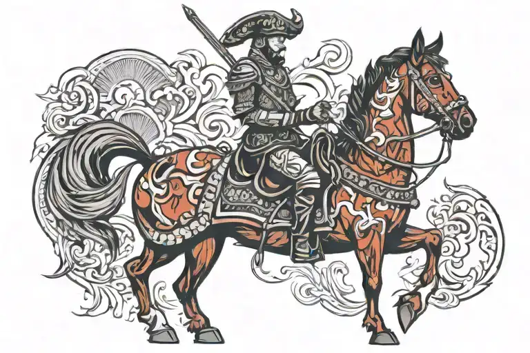 Polish Hussar Mixed With The Tasmanian