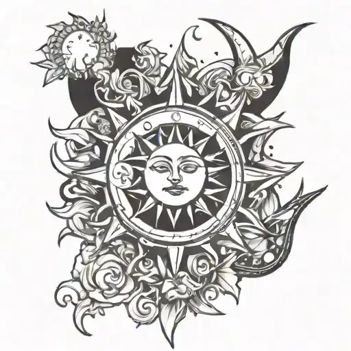 Sun Moon And Star