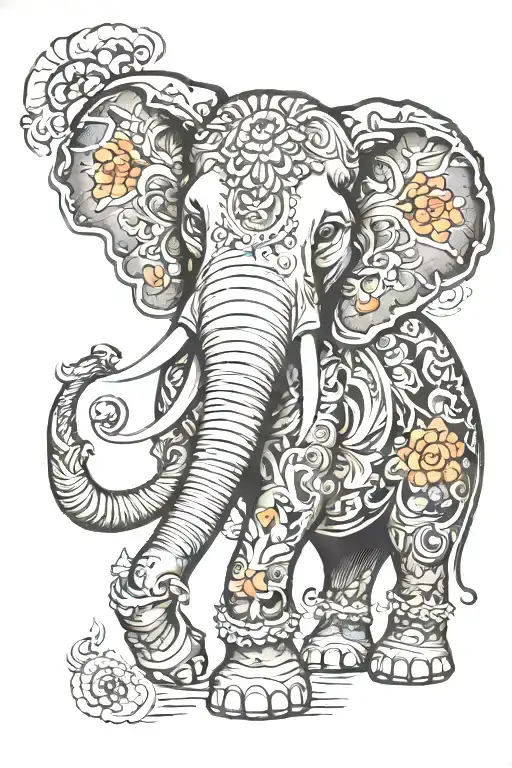 Manly Elephant Sleeve