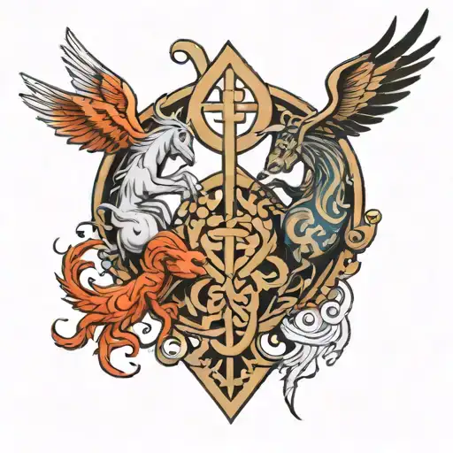 Greek And Norse Combined For A Full Sleeve