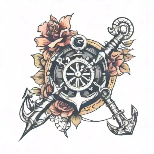 Coordinates And An Anchor Dainty