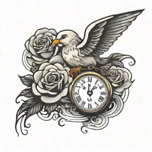 Time Cloud Rose Dove