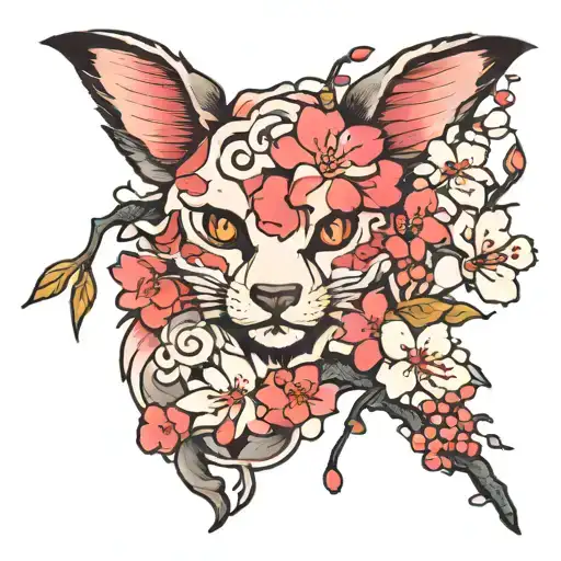 Cherry Blossom Animal