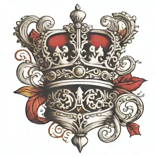 Crown In The Middle Of Infinity Symbol