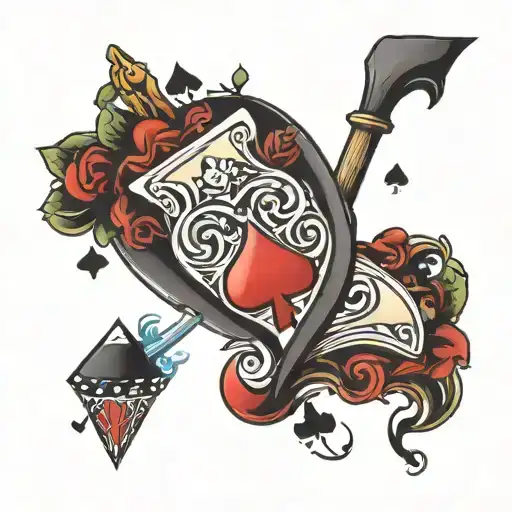 Music And Poker Card Ace