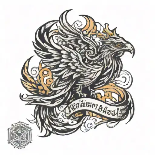 Phoenix With Vindicated Written In It