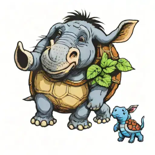 Eeyore With Turtle Shell