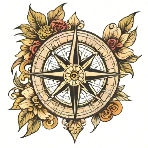 Compass Rose Surrounded