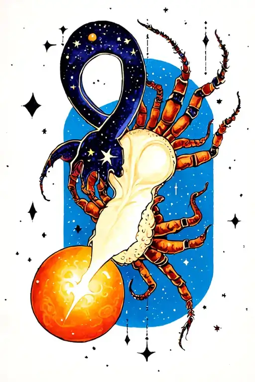 Astrological Cancer Constellation
