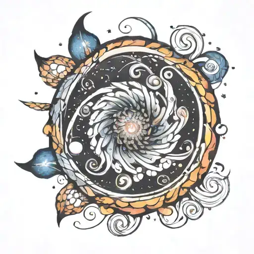 Fibanacci Spiral Galaxy