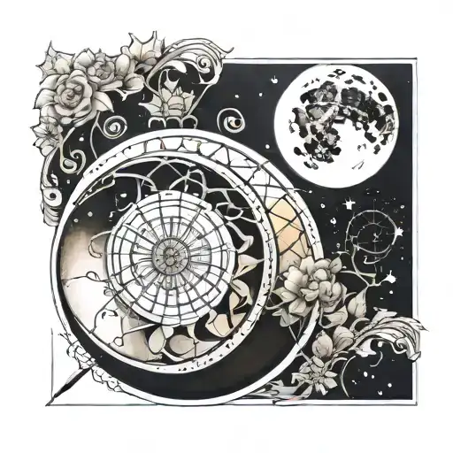 Golden Ratio And Moon