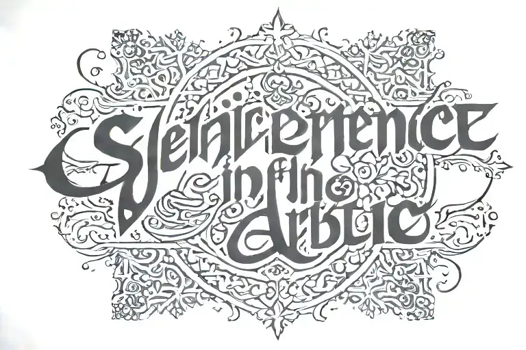 Sentence In Arabic Text