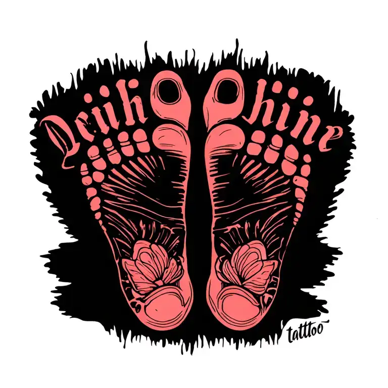 Foot Prints With Names