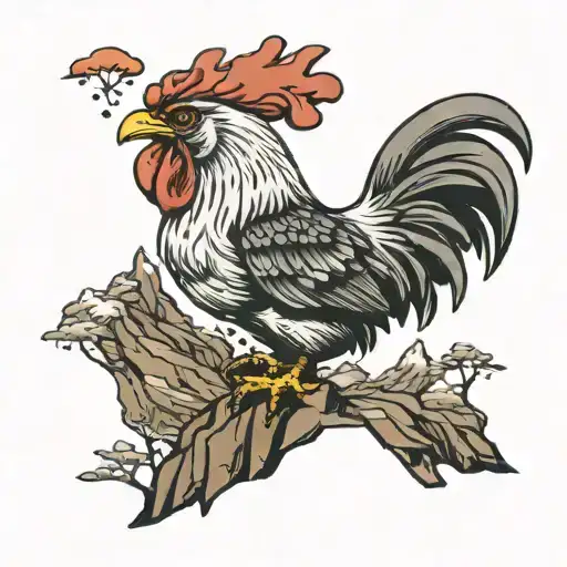 Chicken Joe At The Top Of A Mountain