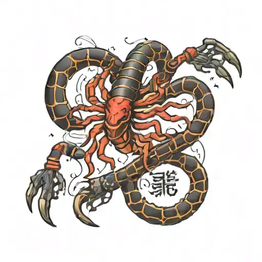 Scorpio With The Code Of Amr