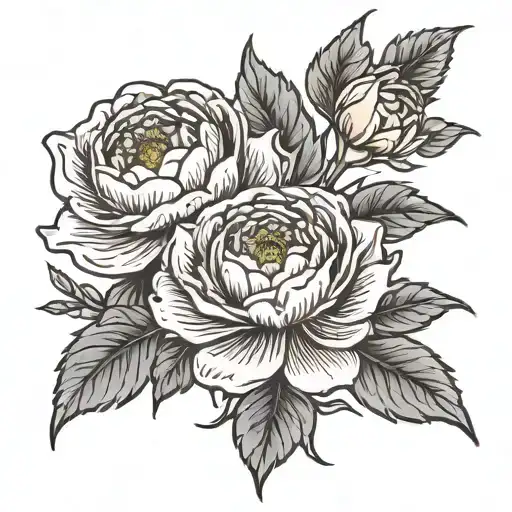 Carnation Daisy Rose Poppy Peony Mum