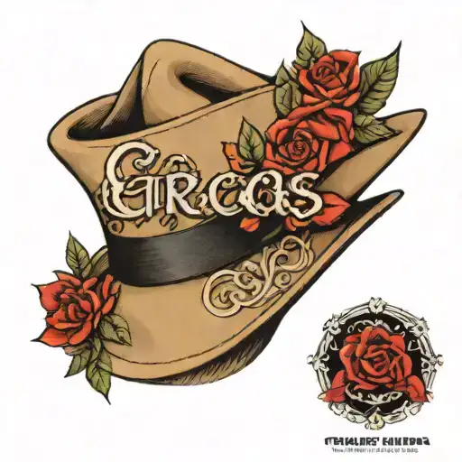 Wool Trilby Hat With The Word 'Gracias'