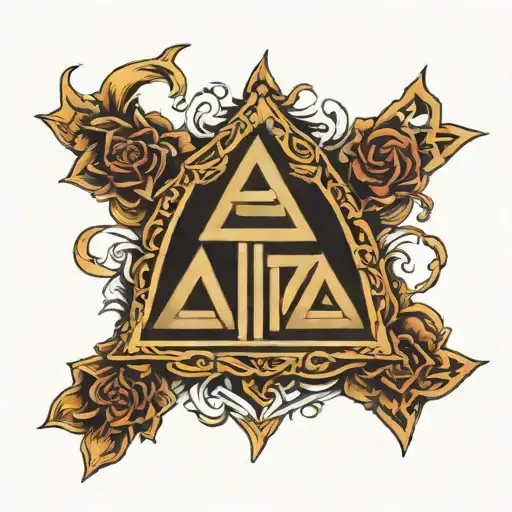 Valknut Deathly Hallows Symbol