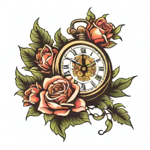 Clock With The Birrhday Date Anime Style