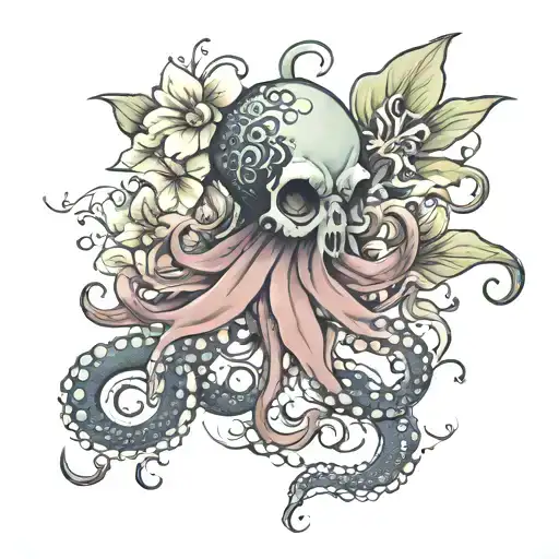 Octopus And Orchid