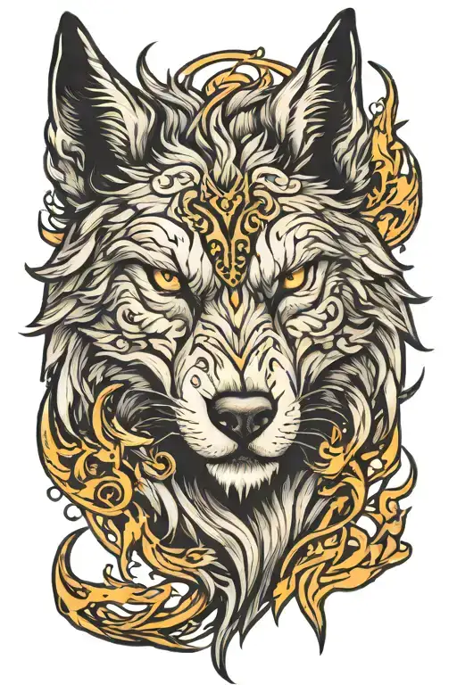 Zeus Lighting Wolf Face