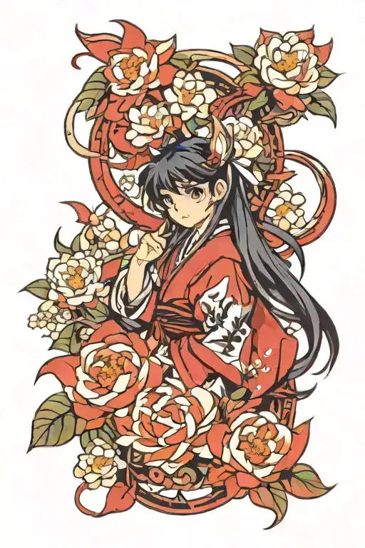 Inuyasha X Demon Slayer Flowers