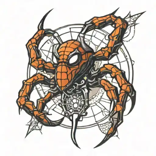 Spider With Mace Weapon