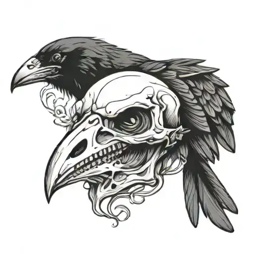 Raven Skull