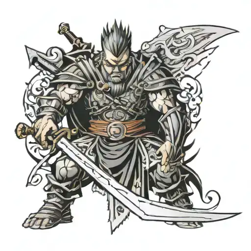 Toji Blade And Berserk Sign