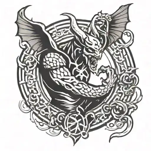 Iron Fist Tattoo And Berserk Symbol