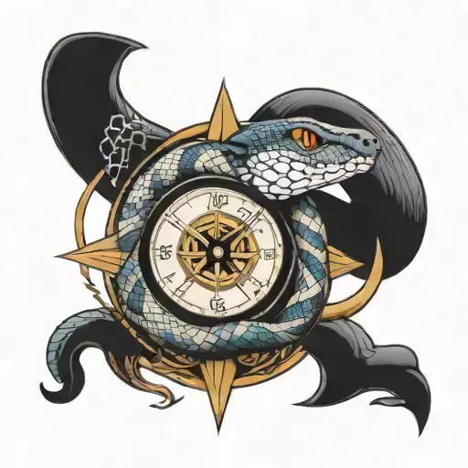 Snake Time Compass