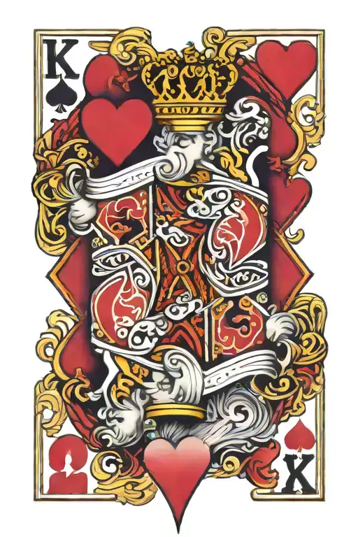 King Of Hearts Playing Card
