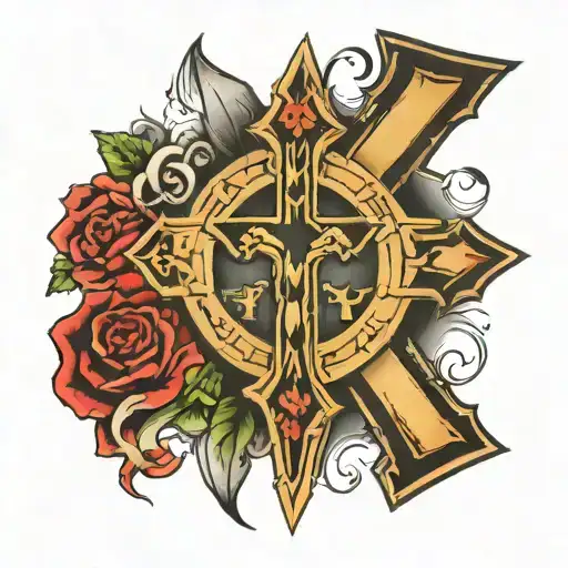 Cross Roman Numerals