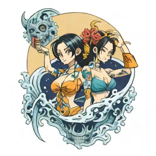 Nami And Nico Robin One Piece