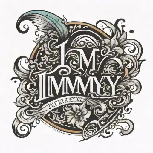 The Name Immy In New Style Letters