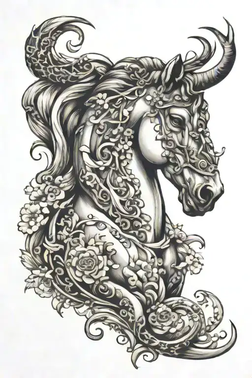 Intricate Centaur With Hidden Snake Details