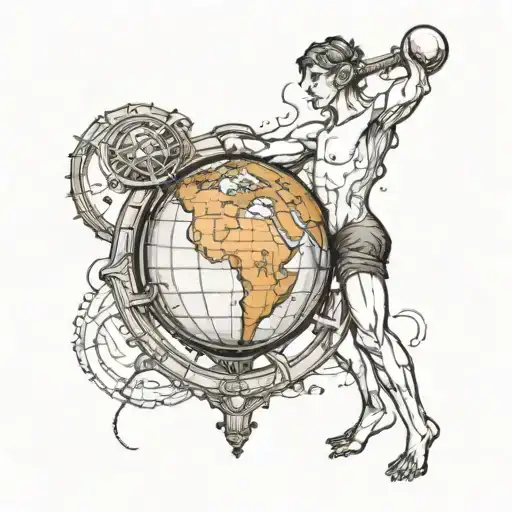 Atlas Carying The Globe