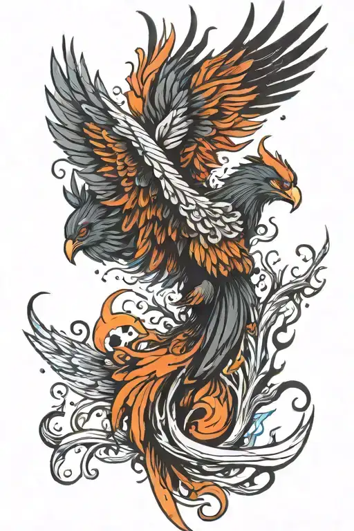 Phoenix Rising From Ashes