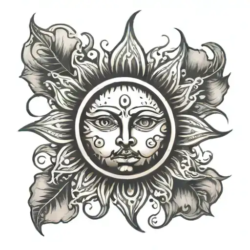 Sun With A Face