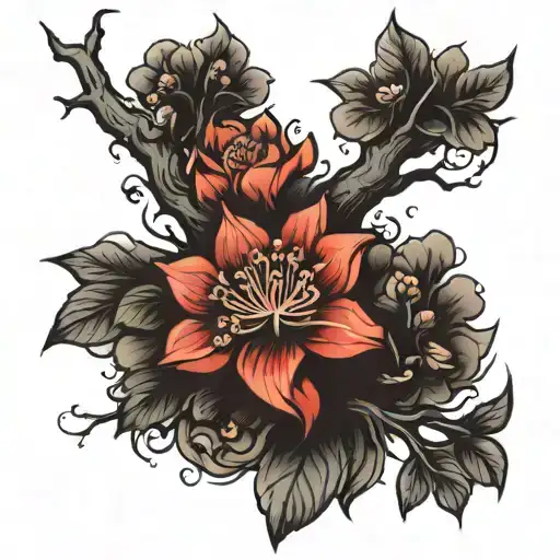 Blooming Into A Tree Made