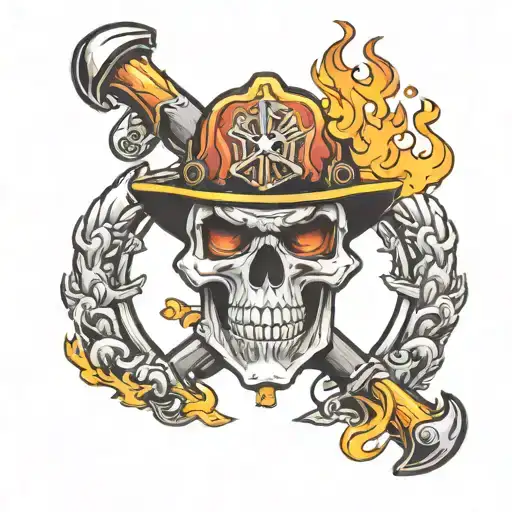 Fire Fighter Skull