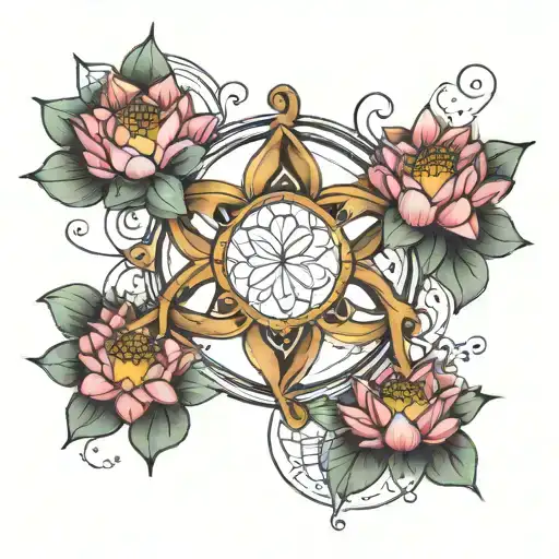 Serotonin Chemical Compound And Lotus