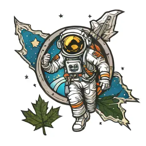 Canadian Astronaut Porthole