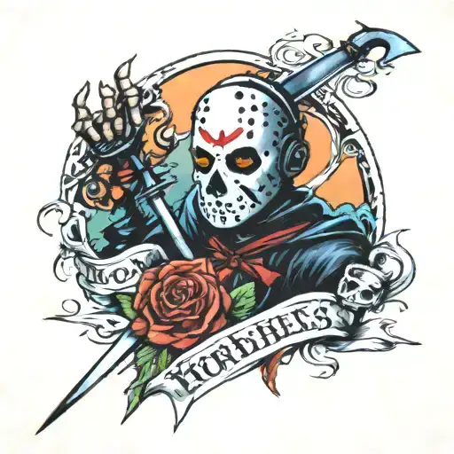 Jason Vorhees Tarot Card