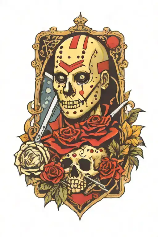 Jason Vorhees Tarot Card