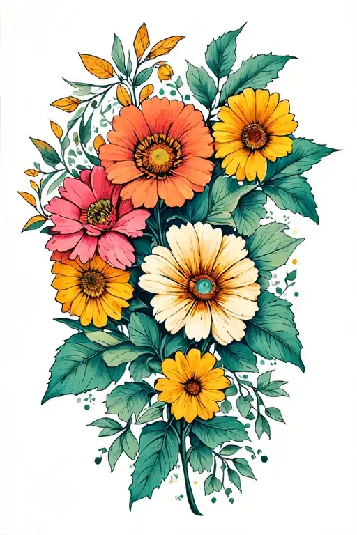 Children For March June And August Plant Flowers Intertwined