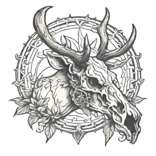 Elk Skull