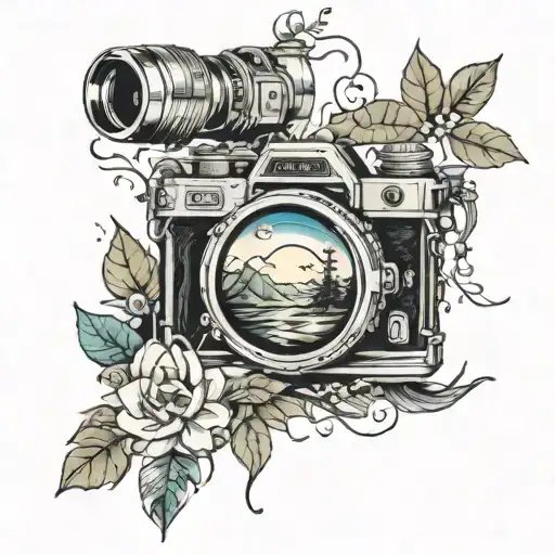 Camera And Nature Scene
