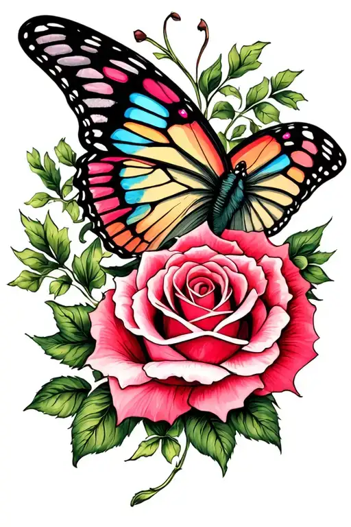 Rose Butterfly